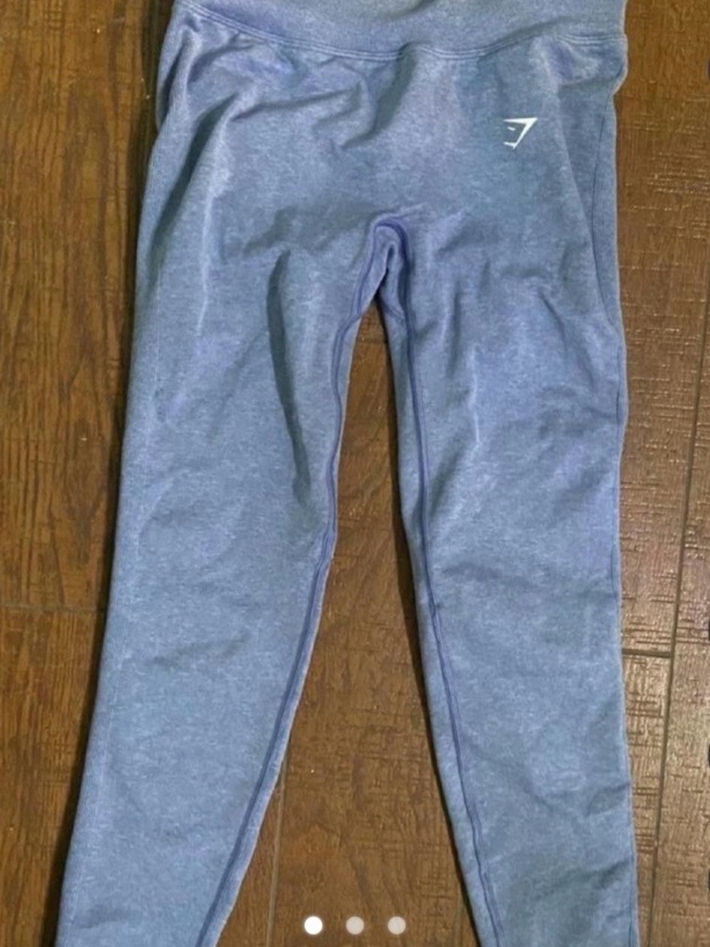 Gymshark Women’s Blue Heather Performance Leggings